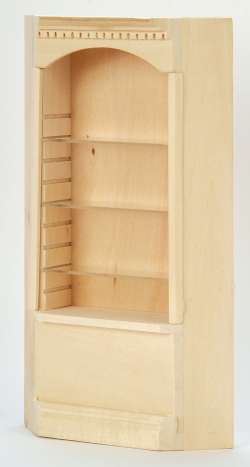 Dolls House Shop Shelf Corner Unit